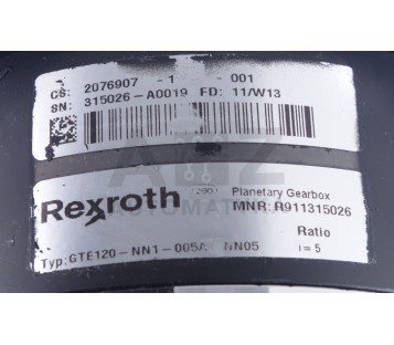 REXROTH GTE120-NN1-005A-NN05 R911315026 planetary gearboxes GTE 