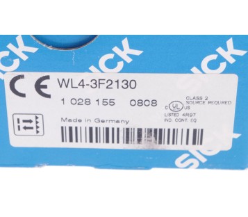 SICK WL4-3F2130 WL43F2130 1028155  ! NEW !