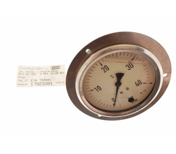 WIKA 213.53.100 21353100 0-40BAR 4MPA G1/2B RUE Liquid Filled Pressure Gauge