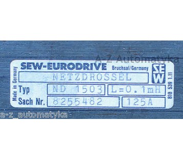 SEW EURODRIVE NETZDROSSEL LINE CHOKE ND1503 ND 1503  8255482