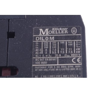 MOELLER DIL 0 M DIL0M 