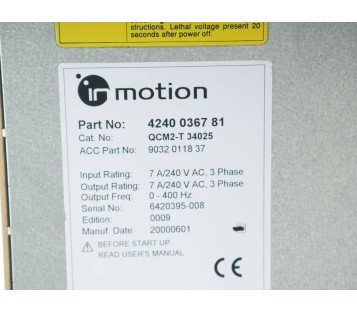 ATLAS COPCO QCM2-T 340 25 QCM2T34025 4240 0367 82 