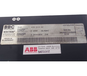 ABB BBC VERITRON  GCB 0431 R2 GCB0431R2 