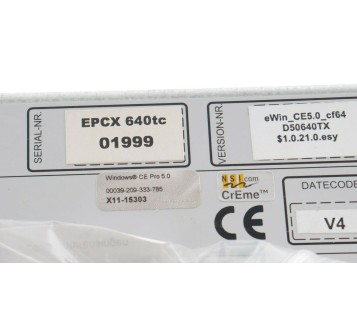 SAIA EPCX 640TC 01999 PCD WEB PANEL CE ! NEW ! 