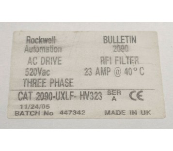 ALLEN BRADLEY 2090-UXLF-HV323 2090UXLFHV323 