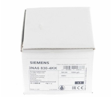 SIEMENS 3NA6 830-4KK 3NA68304KK 100A LV HRC fuse element ! NEW ! 
