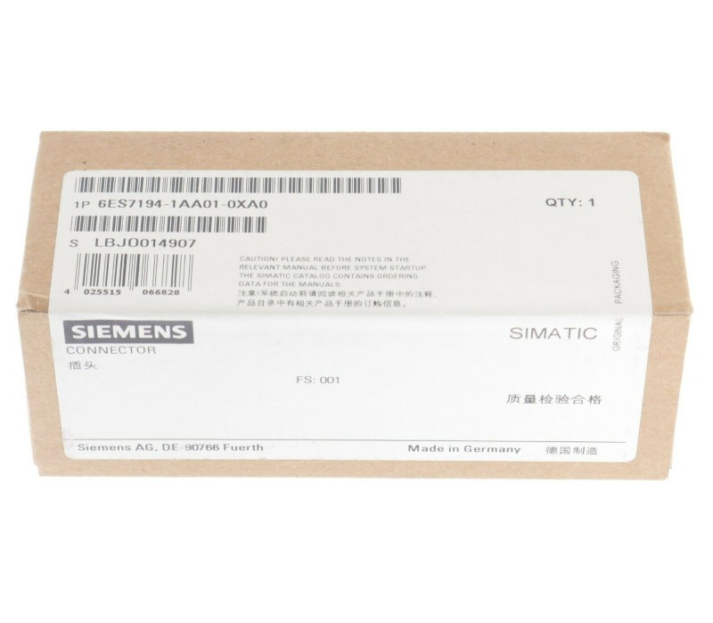 SIEMENS 6ES7194-1AA01-0XA0 6ES71941AA010XA0  ! new ! 