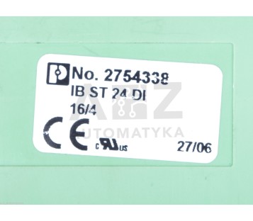 PHOENIX CONTACT IB STTB 24 DI IBSTTB24DI 16/4 9282382 IB ST 24 DI 2754338
