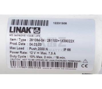 LINAK AQUATEC 281084-04 28108404 281100+1X39022X  2811001X39022X 