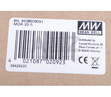 MW MEAN WELL MDR-60-5 MDR605  ! NEW !