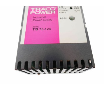 TRACO POWER TIS 75-124 TIS75124 24VDC 3A POWER SUPPLY ! NEW !