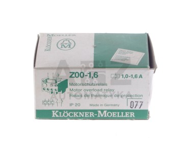 MOELLER Z00-1,6 Z0016 1,0 - 1,6 A ! NEW !