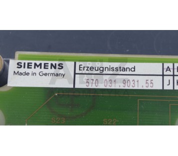 SIEMENS MACHINENSTEUERTAFEL 810 T  6FC3178-3EF20 6FC31783EF20  570 031. 9031.55