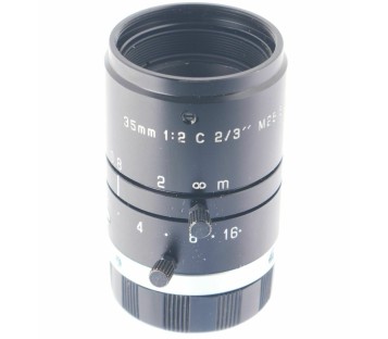TV LENS 1/2" 35MM KV614SS 35MM 1:2 C 2/3 M25.5 ! NEW ! 