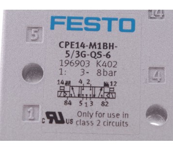 FESTO CPE14-M1BH-5/3G-QS-6  CPE14M1BH53GQS6  196903 ! NEW !
