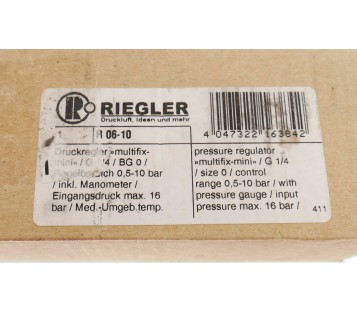 RIEGLER R06-10 R0610 + FESTO 161127 ! NEW !