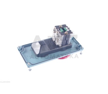 TELEMECANIQUE EMEGRENCY BUTTON WITH KEY AND METAL CASING ! NEW !