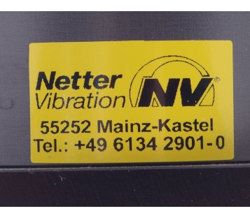 NETTER VIBRATION NTS 75/01 E NTS7501E 