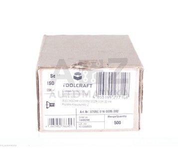 TOOLCRAFFT 147705 3,5 X 32  ! 200PCS ! NEW ! 