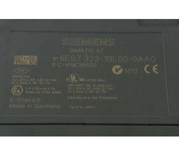 SIEMENS 6ES7 323-1BL00-0AA0 6ES73231BL000AA0 BROKEN CORNERS