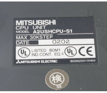 MITSUBISHI A2USHCPU-S1 A2USHCPUS1 CPU UNIT 
