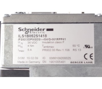 SCHNEIDER ILS1B852S1418 IFS92/2DP0ISDS/---I54/O-001RPP41