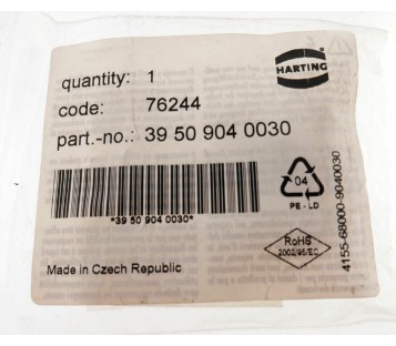 HARTING 76244 39509040030 GENDER CHANGER ! NEW !