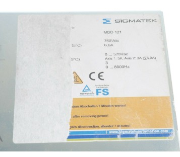 SIGMATEK MDD 121 MDD121 09-404-121 DIAS