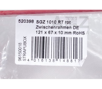 STRAPUBOX 520398 SGZ 1010 RT ROT 121X67X10 Intermediate Ring Red ! 2pcs ! NEW !