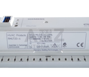 SIEMENS RMU720 RMU720-4 RMU7204 HVAC