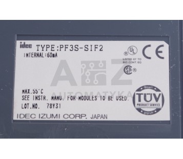 IDEC IZUMI FA-3S FA3S 60MA  SIFF2 PF3S-SIF2 PF3SSIF2