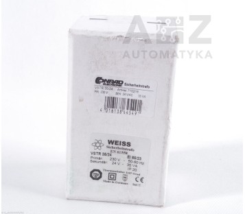 CONRAD WEISS EN 61558 VSTR 35/24 EI 66/23 35VA Transformer, 24V ! NEW !