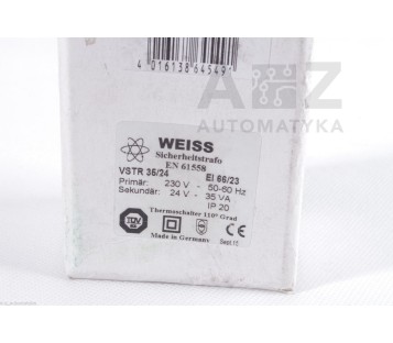 CONRAD WEISS EN 61558 VSTR 35/24 EI 66/23 35VA Transformer, 24V ! NEW !