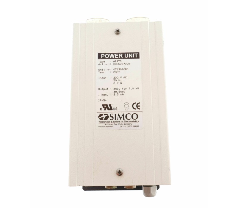 SIMCO A2A7S 230VAC POWER UNIT