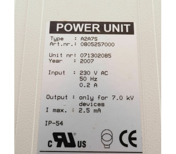 SIMCO A2A7S 230VAC POWER UNIT