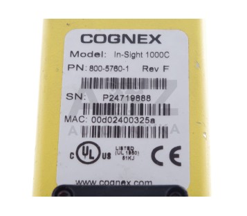 COGNEX IN-SIGHT 1000C 800-5760-1 80057601 + COMPUTAR 8MM 