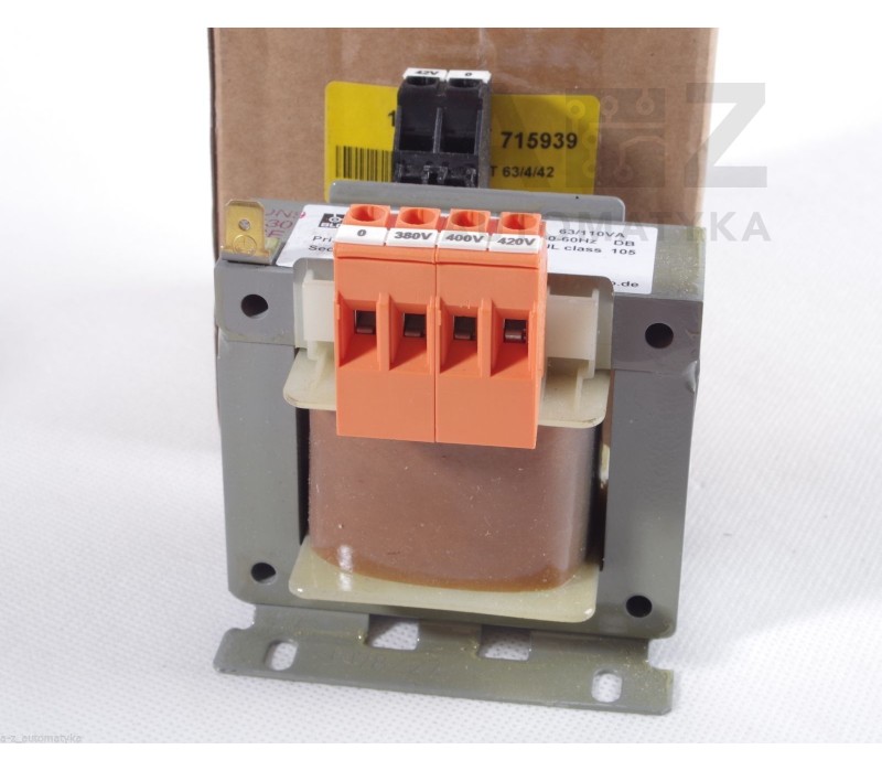 BLOCK ST 63/4/42 ST63442 63/110VA  438793 Transformer 400V / 42V 1,5A ! NEW !