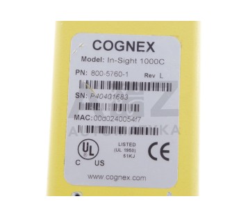 COGNEX IN-SIGHT 1000C 800-5760-1 80057601