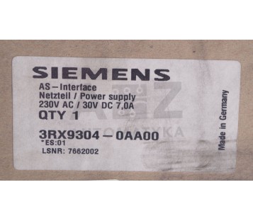 SIEMENS 3RX9304-0AA00 3RX93040AA00   ! NEW !