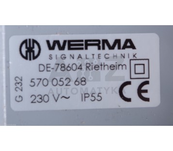 WERMA SOUND SIGNAL 570 052 68 57005268 ! NEW !