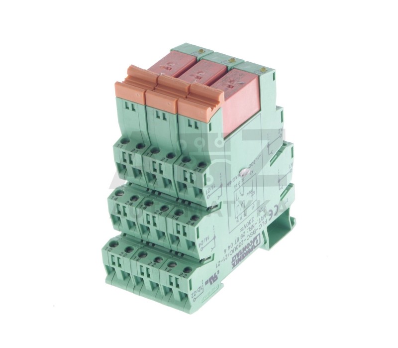 PHOENIX CONTACT PLC-BSC-230UC/21-21 PLCBSC230UC2121 2967044 ! 3PCS ! 