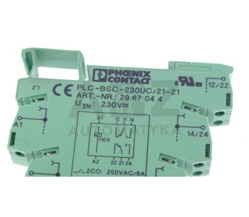 PHOENIX CONTACT PLC-BSC-230UC/21-21 PLCBSC230UC2121 2967044 ! 3PCS ! 