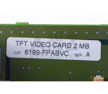 ALLEN BRADLEY 6180-AEGBFEZGBCZ TFT VIDEO CARD 2 MB 6189-FPABVC  MK1GR3XY  77151-