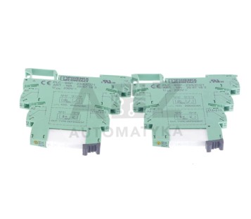 PHOENIX CONTACT PLC-BSP-230UC/21 PLCBSP230UC21 2967183 + 2961118  ! 2PCS ! 