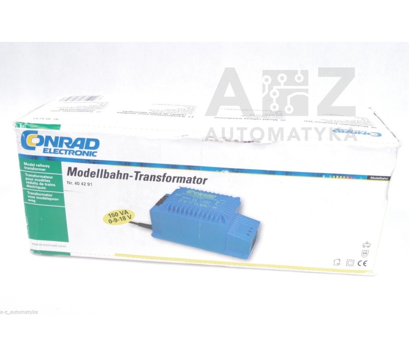 CONRAD TRANSFORMATOR  404291  BV 01/122 BV01/122 150VA 150W 230V / 18V & ! NEW !