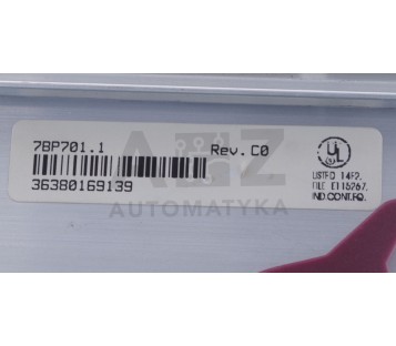 B&R BP701 7BP701.1   7BP7011 REV. C0