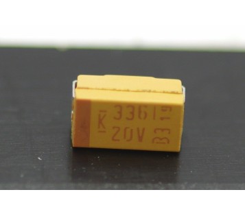 KEMET Tantalum Capacitors 33uF 20V 10% 336B 2312 SMD 33µF 6032 ! 750PCS ! NEW !