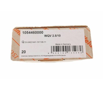 WEIDMULLER 1054460000 WQV 2.5/10 2510 7PCS ! NEW !