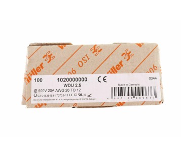 WEIDMULLER 1054460000 WQV 2.5/10 2510 7PCS ! NEW !