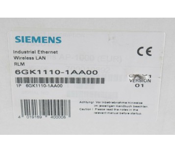 SIEMENS 6GK1110-1AA00 5GK11101AA00 INDUSTRIAL ETHERNET ! NEW ! 